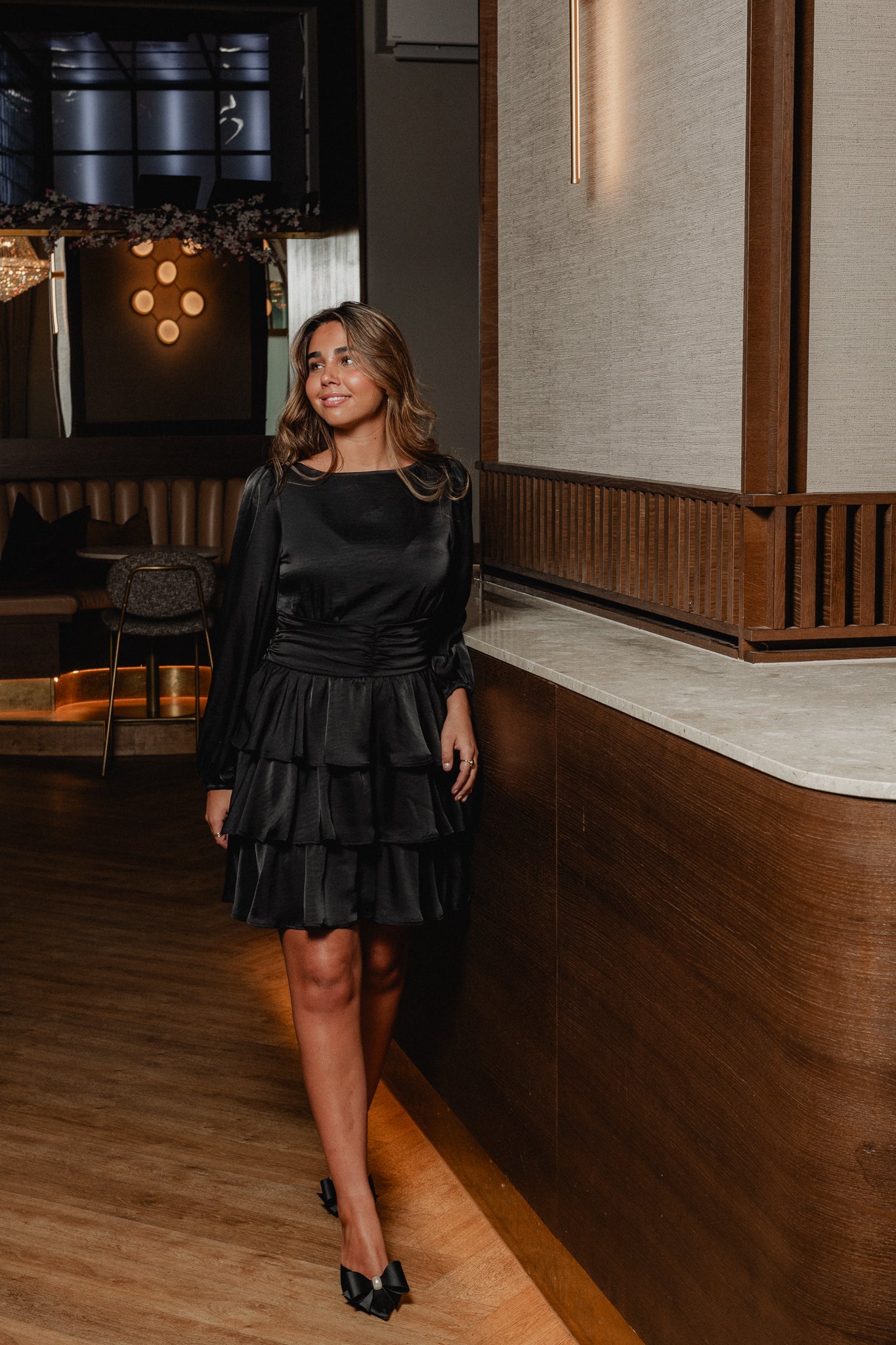 VMEMILY Short Dress - Black